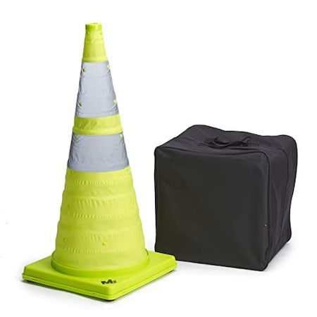 Lime Collapsible Cone, NYLON, 18 H, 11 L, 12 W, LIME